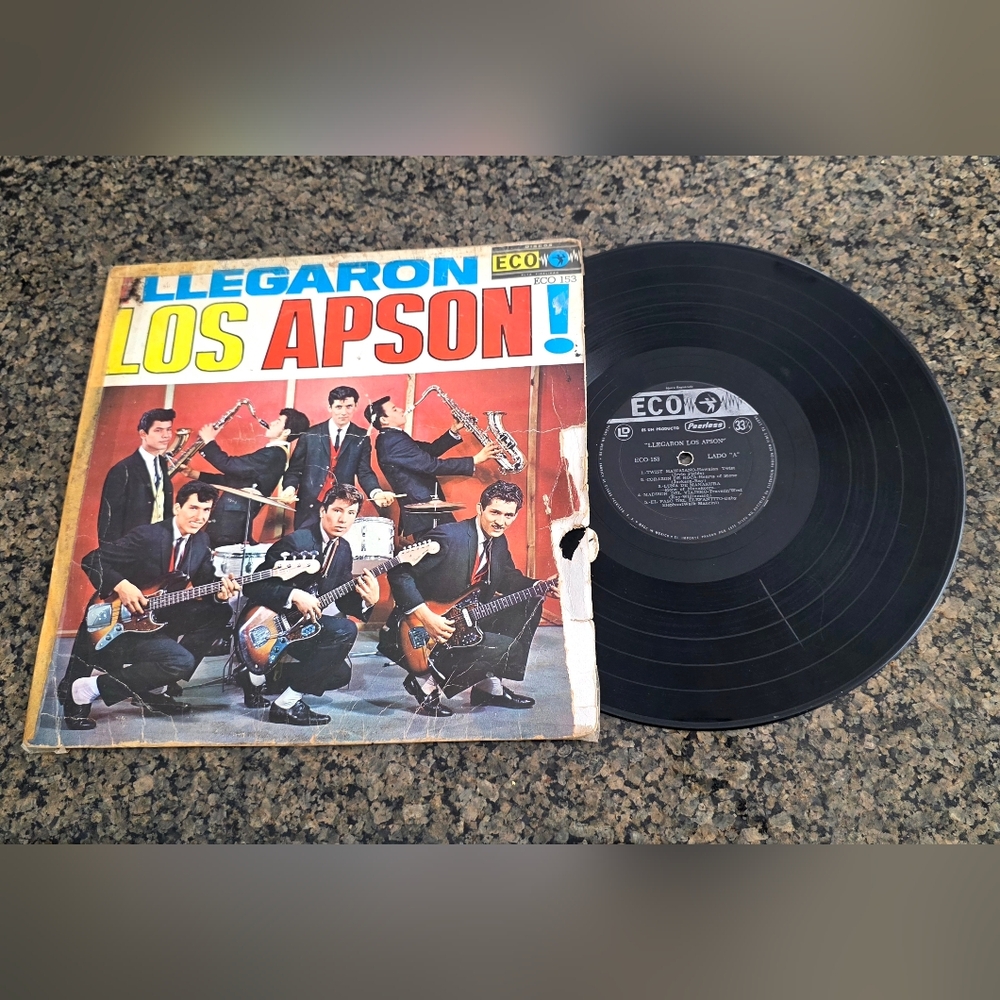 Llegaron Los Apson! Vinyl LP Record, 1976 Discos Peerless México rare Mexican